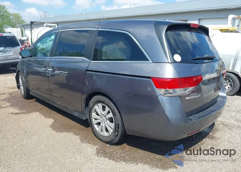 2014 Honda Odyssey Ex-L из США, поврежденный, VIN 5FNRL5H60EB117218